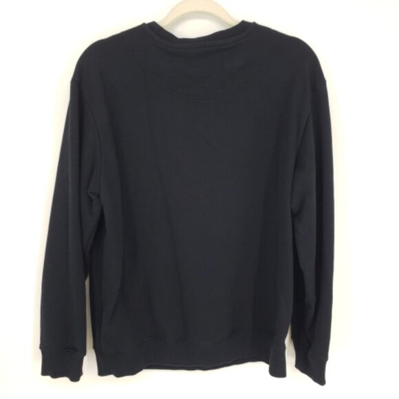 Kenzo Embroidered Tiger Pullover Sweatshirt L Womens Crew Neck Cotton Black - Picture 3 of 9